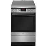 AMICA Aragaz Amica, KC 514CE3.413TsKDHaQ XL, vitroceramica-electrica, 50 cm latime, 65L, Inox, AMICA