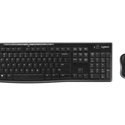 Kit tastatura+mouse Wireless Logitech MK270 Wireless Keyboard + mouse, USB, black (920-004508), LOGITECH
