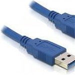 Cablu Delock USB 3.0 Tip A tata la USB 3.0 Tip A tata 3m Albastru