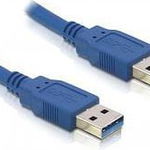 Cablu Delock USB 3.0 Tip A tata la USB 3.0 Tip A tata 3m Albastru