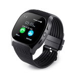 Ceas Smartwatch Techstar® T8 Negru, Cartela SIM, 1.54 inch, Apelare ,Alerte Sedentarism, Hidratare, Bluetooth 4.0, Techstar