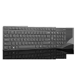 Kit tastatura si mouse Lenovo Ultraslim, Wireless, negru