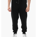 Dolce & Gabbana Cuffed Teddy Sweatpants With Zipped Pockets Black, Dolce & Gabbana