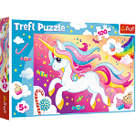 Puzzle Trefl Unicornul minunat 100 piese, Trefl