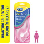 Branturi pentru pantofi cu toc Gel Active Everyday, 1 bucata, Scholl