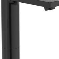 Baterie lavoar Roca Naia Cold Start pentru lavoare tip bol  titanium black, Roca