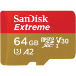 Card de memorie SanDisk Extreme MicroSDXC SDSQXAH-064G-GN6MA