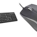 Kit tastatura + mouse Delux, interfata USB, Negru, DELUX