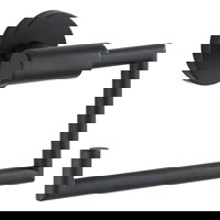 Suport pentru hârtie igienică negru mat de montat pe perete din oțel inoxidabil Bosio – Wenko, Wenko