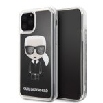 Husa de protectie Karl Lagerfeld Iconic pentru Apple iPhone 11 Pro Max, Negru
