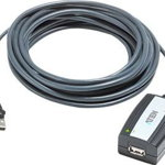 Cablu prelungitor ATEN UE250, USB-A tata - USB-A mama, 5 m, USB 2, Negru, Aten