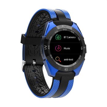 Smartwatch bluetooth 4.0, touchscreen LCD, 14 functii, Android iOS, SoVogue Negru, SoVog