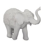 Decoratiune din rasina Elefante B Gri, l25,5xA9xH21 cm