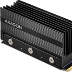 Axagon CLR-M2XL Cooler pasiv din aluminiu pentru SSD M.2, corp ALU, plăcuțe termice din silicon, înălțime 36 mm, Axagon