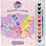 My Little Pony. Sa pictam cu poneii. Carte de colorat cu pensula si acuarele, Litera