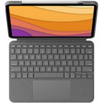 Tastatura Combo Touch Detachable Keyboard Case  Trackpad  Grey, Logitech