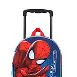 Troller poliester, Spider Man, 3D, bleumarin, 26 x 32 x 11 cm, Disney