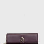 Furla poseta piele culoarea violet, Furla