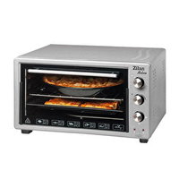 Cuptor electric Zilan Helson ZLN-3130,NEGRU 45 l, 1300 W, timer, interior emailat, maxim 300 grade C, MelaStore