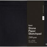 Carnet schite - Medium, Blank - Stone Paper - Black | Karst, Karst