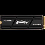 KINGSTON FURY Renegade 2TB SSD with Heatsink, M.2 2280, PCIe 4.0 NVMe, Read/Write 7300/7000MB/s, Random Read/Write: 1000K/1000K, KINGSTON