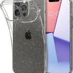 Husa Pentru iPhone 13 Pro Max, Spigen Liquid Crystal Clear, Glitter Crystal, Spigen