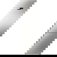 Combina frigorifica Bosch KGN39AICT, 363 litri, No Frost, clasa C, inaltime 203 cm, Home Connect, sertar VitaFresh, PerfectFit, iluminare LED, tehnologie cu invertor inteligent, inox antiamprenta, argintiu