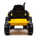 Tractor cu remorca si acumulatori galben 12V 8390080-2AR, Ocie