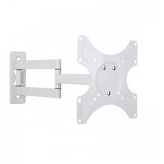 Suport TV de perete, 3 articulatii, reglabil, 19-37 inch(48cm-94cm), capacitate sustinere 25KG, Alb, Techly, ICA-LCD2903WH