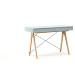 Masa de birou desk Basic Beech Ice Blue, L100xl50xh75 cm