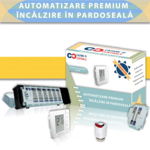 Automatizare Premium incalzire in pardoseala 10 cai - 4 zone, SALUS