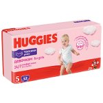 Scutece Huggies Pants Girl 5, 12-17 kg, 52 buc, Huggies