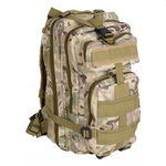 Rucsac camuflaj, 2 compartimente, 2 buzunare, impermeabil, inchidere fermoar, capacitate 30 l, Procart