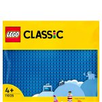 Jucarie 11025 Classic Blue Building Plate, construction toy (square base plate with 32x32 studs as a basis for  sets, construction toys for children), LEGO