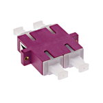 Premium SC-Duplex Coupling MM Polymer case Violett, Schrack