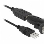 Adaptor USB la Serial RS232, Delock 61425, Delock