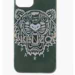 Kenzo Tiger Crest Printed 11 Pro Iphone Cover Green