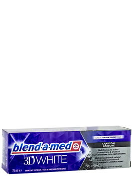 Blend-a-med Pasta de dinti 75 ml 3D White Charcoal, Blend-a-Med