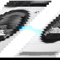 Electrolux Uscator de rufe Electrolux EW8D495MC, Pompa de caldura, 8 kg, Clasa C, Sistem uscare SteamCare+Sensicare+senzori 3DSense, Motor Inverter, Iluminare tambur, Usa reversibila, Alb, Electrolux