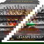 Set 10 Jocuri Deluxe in Cutie din Lemn, Gameology