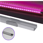 Capac pentru Profil Aluminiu PT. pentru banda LED & accesorii dispersor transparent - L:2m, KVD