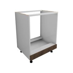 Corp pentru cuptor încorporabil 60 cm alb/stejar bronz