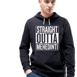 Hanorac Barbati Negru - Straight Outta Mehedinti, THEICONIC