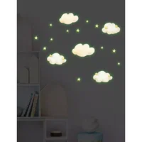 Sticker Perete Autocolant Fosforescent Norisori - 20x25cm, Inovius