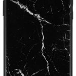 Protectie Spate Just Must Glass Print Black Marble JMGPIP61BKM pentru iPhone XR (Negru/Alb)