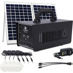 Kit Solar EP-1212C cu 3 becuri si panou solar 15W, GAVE