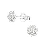 Cercei din argint trandafir 3D DiAmanti DIA25218