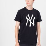 New Era, Tricou cu imprimeu New York Yankees, bleumarin inchis, alb, XL