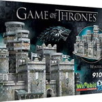 Puzzle 3D Game of Thrones - Winterfell , 910 piese , 45 x 31 x 26,25 cm, Multicolor, Tactic