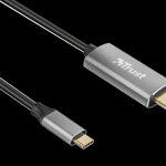 Cablu Trust Calyx USB-C - HDMI, negru